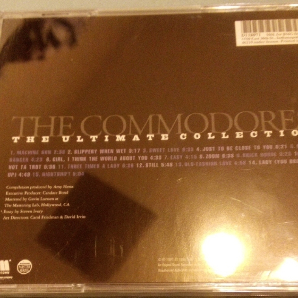 The Commodores Ultimate Collection CD - Picture 4 of 4